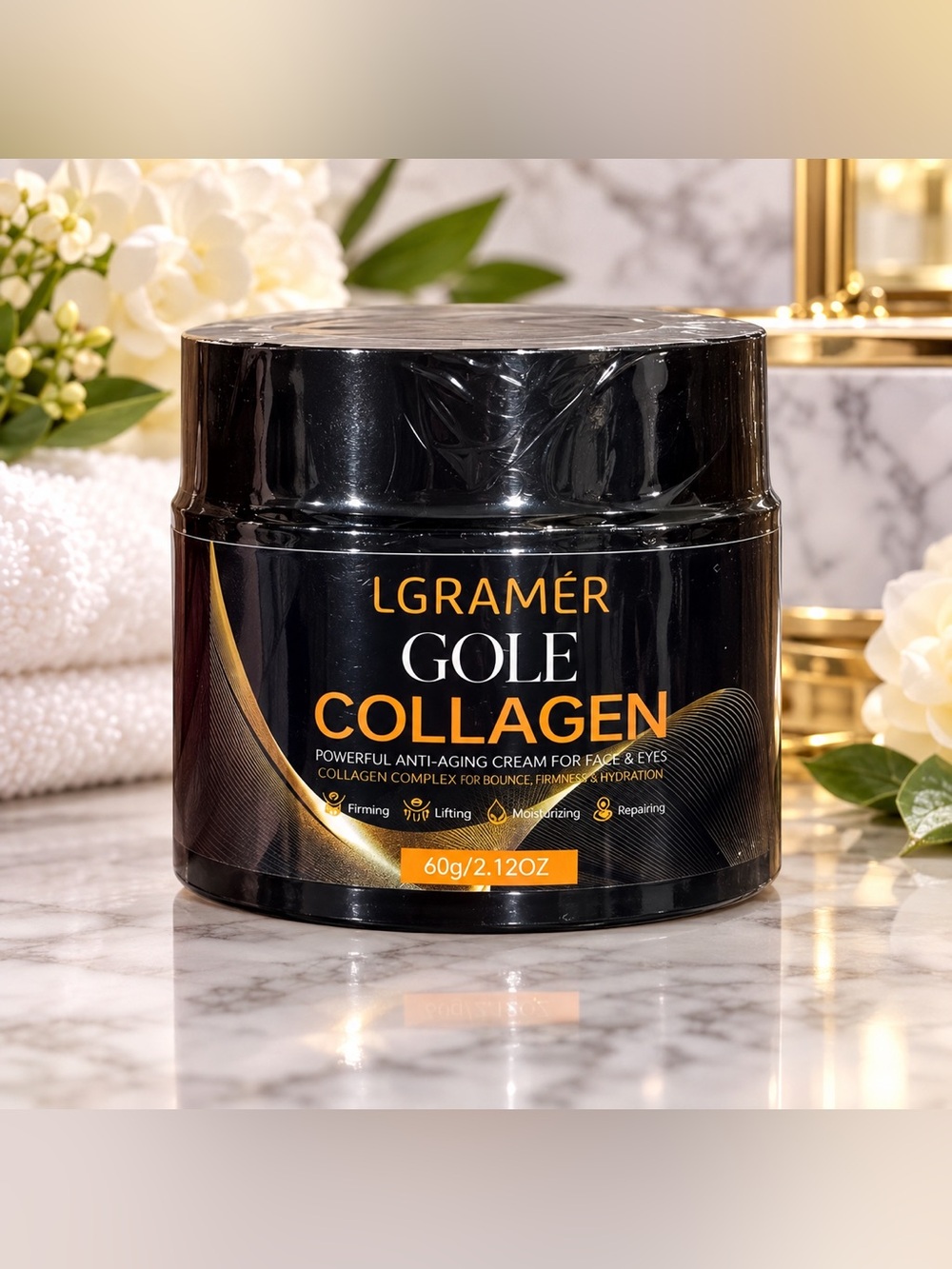 ✨ LGramer GOLE Collagen Anti-Aging Face Cream 60g / 2.12 oz – NEW SEALED ✨